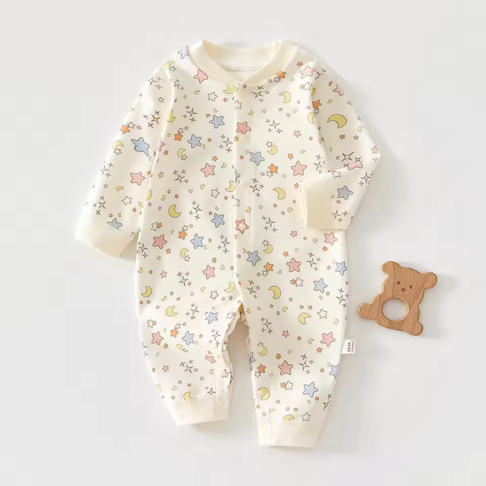 Essential Premium Cotton Romper - Playful Storytime