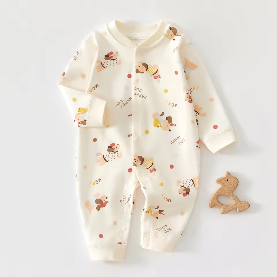 Essential Premium Cotton Romper - Playful Storytime