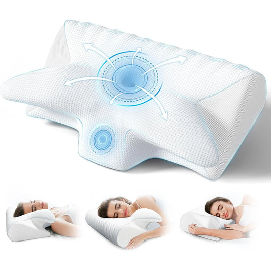 Ergonomic Pillow Designed for All-Night Neck Support
