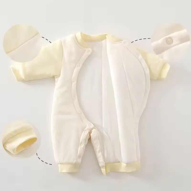 Winter Premium Cotton Romper - Teddy Bear